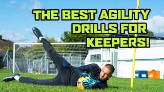 3 SPEED AND AGILITY DRILLS FOR GOALKEEPERS TO GET QUICKER 🚀  KitLab [upl. by Cornie]