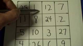 Magic Square Tutorial [upl. by Esenwahs333]