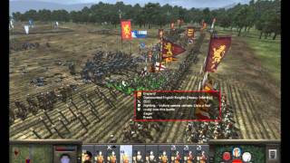 Medieval 2 Total War Battle of Agincourt [upl. by Nwhas200]