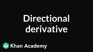 Directional derivative [upl. by Alol84]