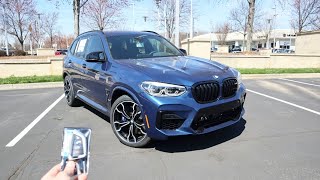 2021 BMW X3 M Competition Start Up Exhuast Test Drive and Review [upl. by Notnek223]