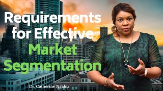 5 Conditions for Effective Market Segmentation with Examples [upl. by Sherwynd]