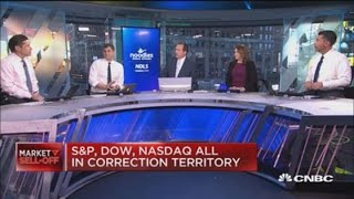 Dow drops 1100 points continues fastest 10 drop in history [upl. by Anaylil350]