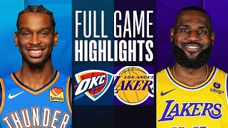 THUNDER at LAKERS  FULL GAME HIGHLIGHTS  March 4 2024 [upl. by Cia538]