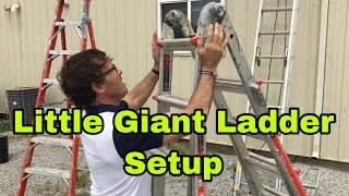 Little Giant Step Ladder Set up Instructions Warsaw Syracuse Goshen Columbia City Indiana [upl. by Hyacinthie330]