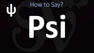 How to Pronounce Psi CORRECTLY  ψ Greek Alphabet Pronunciation [upl. by Siugram]