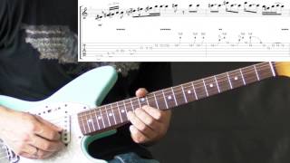 Jimi Hendrix  Red House Licks  Blues Guitar Lesson [upl. by Puna415]