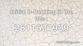 Initial DRunning in the 90s  Roblox ID  Roblox Music Code [upl. by Mehs]