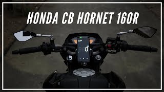 Honda CB Hornet 160R  Modifications  Walkaround [upl. by Solorac]