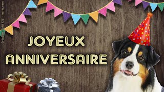 191  Carte danniversaire humour  chiens [upl. by Isak859]