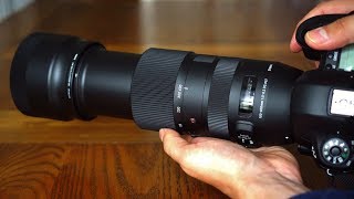 Sigma 100400mm f563 DG HSM C lens review Fullframe amp APSC [upl. by Siol]