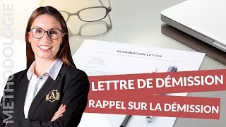 Comment faire une lettre de démission  Rappel sur la démission  Méthodologie  digiSchool [upl. by Odlaniger576]