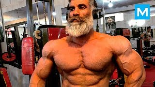 65YearOld Mass Monster  Muscle Madness [upl. by Lubin540]