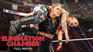 FULL MATCH  Ronda Rousey vs Ruby Riott – Raw Women’s Title Match Elimination Chamber 2019 [upl. by Aisatan]