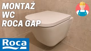 Jak zamontowć WC Roca GAP [upl. by Acisej196]