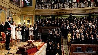 Felipe VI sworn in as king of Spain  official ceremony [upl. by Mrots]