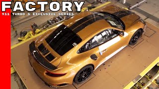 Porsche 911 Turbo S Exclusive Series Factory [upl. by Melac]