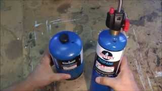 Propane BLOWTORCH for heat treating beekeepers equipment [upl. by Algie]