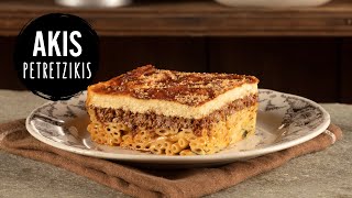 Pastitsio Greek Baked Pasta  Akis Petretzikis [upl. by Lemrahc]