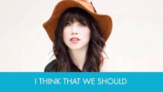 Carly Rae Jepsen quotCuriosityquot Lyric Video [upl. by Retsel]