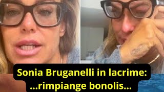 Sonia Bruganelli in lacrime rimpiange bonolis [upl. by Ajoop]