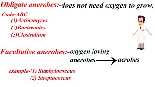 AEROBIC BACTERIA ANAEROBIC BACTERIA MNEMONICS [upl. by Leirza]