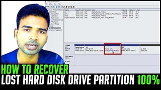 How to recover missing hard disk partition without loosing data  Lost Partition After Format FIXED [upl. by Anneg]