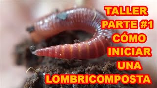 CÓMO HACER LOMBRICOMPOSTA DESDE CERO quotTALLERquot 🐛🐛🐛 PARTE 1 [upl. by Adolphus]