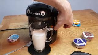 Brilliant One Button Coffee Machine  Bosch Tassimo Review [upl. by Schug]