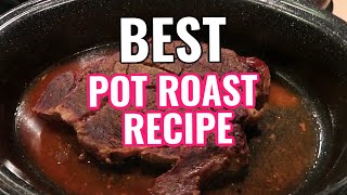 HOW TO MAKE A TENDER POT ROAST IN THE OVEN  BEST POT ROAST RECIPE [upl. by Innattirb]