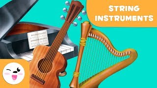 String instruments for kids  Musical Instruments [upl. by Arluene]