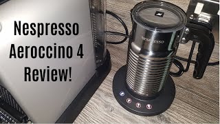 Nespresso Aeroccino 4 Milk Frother Review  Worth upgrading from the Aeroccino 3 [upl. by Cissie489]