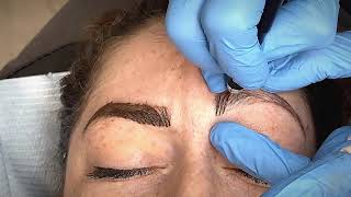 Microblading technique and tutorials for beginners Be a professional artist [upl. by Euqinim]