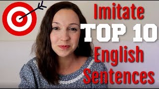 How to Pronounce TOP 10 English Sentences [upl. by Monarski]