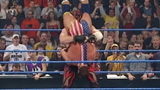 Kurt Angle vs Kane — WCW United States Championship Match SmackDown Oct 1 2001 [upl. by Madelena]