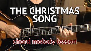 THE CHRISTMAS SONG  Guitar Tutorial Chord Meldoy  Chestnuts Roasting On An Open Fire [upl. by Price]