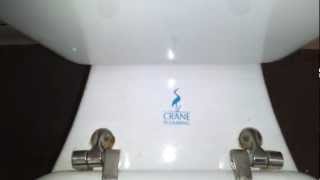 Bathroom Tour Crane Toilet at a peanut company [upl. by Trahern]