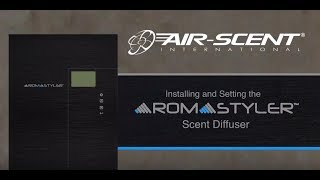 How To Install And Program The Aroma Styler HVAC Air Freshener [upl. by Lauraine]