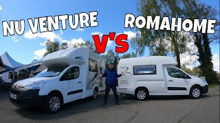 SMALL CAMPERS WHICH is BEST  Romahome or Nu Venture [upl. by Hanni]