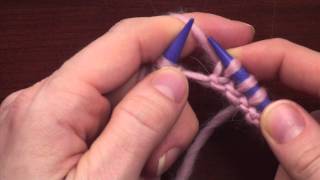 The Knit Stitch Continental Method [upl. by Diaz]