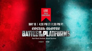 Deji VS Vinnie Hacker Press Conference  Social Gloves BattleofthePlatforms [upl. by Aiet375]