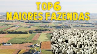 TOP 6 MAIORES FAZENDAS DO BRASIL  FAZENDAS MAIORES QUE CIDADES [upl. by Hpeosj835]