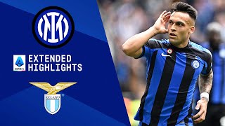 Inter vs Lazio Extended Highlights  Serie A  CBS Sports Golazo [upl. by Tekcirk607]