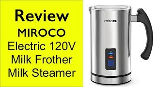 Review Miroco Milk Frother  How to make froth milk at home [upl. by Gillie]