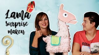 Fortnite Lama Sinterklaas Surprise maken  Nederlands DIY  CreaChick [upl. by Leodora]