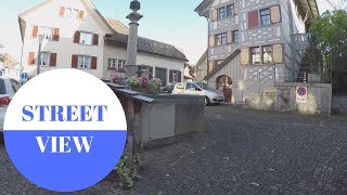 STREET VIEW in Weinfelden in SWITZERLAND [upl. by Esyla]