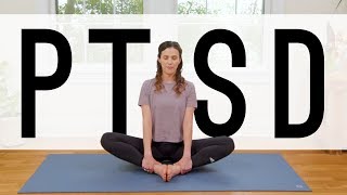 Yoga For Post Traumatic Stress  45Minute Yoga for PTSD [upl. by Arly]