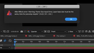 Fix After Effects Error 25  241  How to Fix [upl. by Chao136]