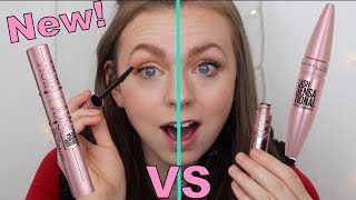 NEW Maybelline Lash Sensational Sky High Mascara VS Original Maybelline Lash Sensational Mascara [upl. by Dacy]