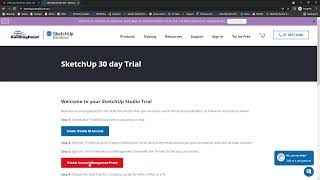 Start SketchUp Studio 30day Free Trial [upl. by Colfin147]